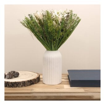 White Natural Dried Bouquet 25cm 