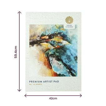 Shore & Marsh Premium Artist Pad A4 25 Sheets image number 5