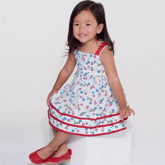 New Look Toddler&rsquo;s Dress Sewing Pattern N6610 image number 3
