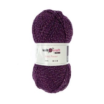 Knitcraft Purple Knit Fever Yarn 100g 