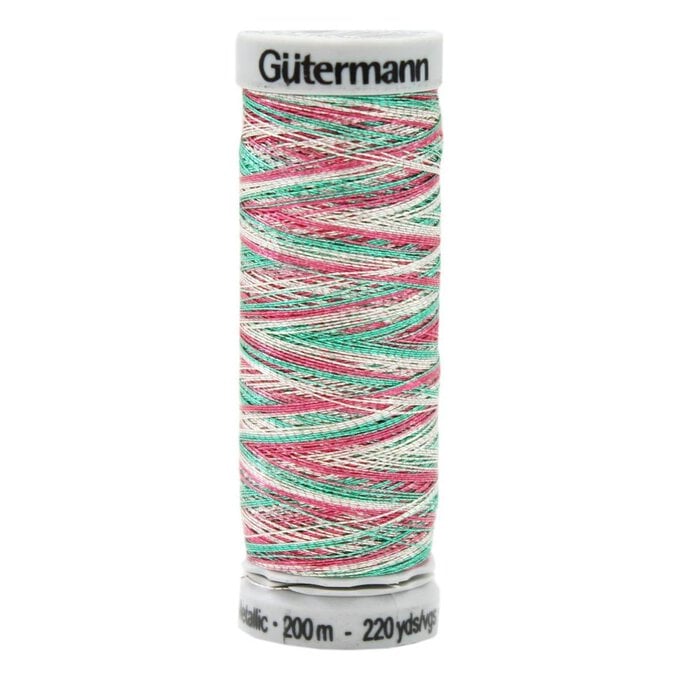 Gutermann Multicoloured Sulky Metallic Thread 200m (7029) image number 1