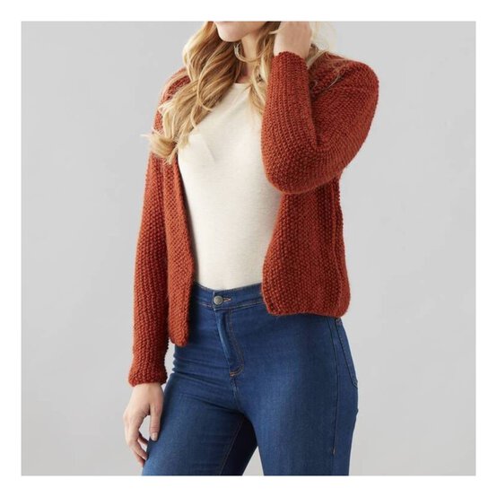 Knitcraft Alpaca Weekend Cardigan Pattern 0042 image number 1
