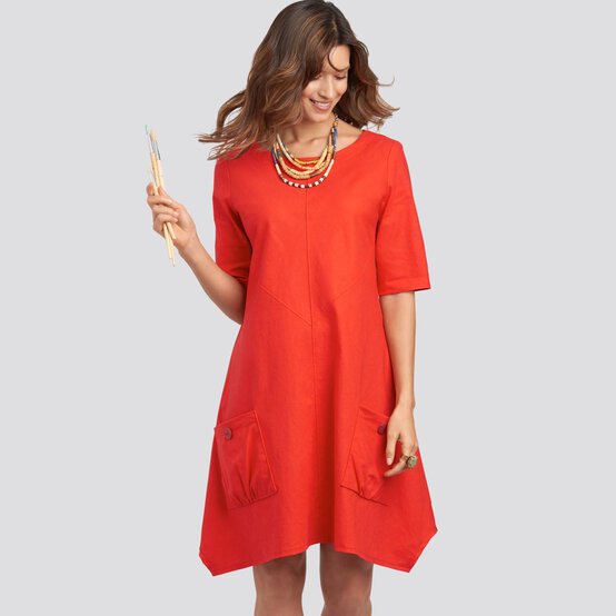 Simplicity Dress or Tunic Sewing Pattern S8640 (20-28) image number 3