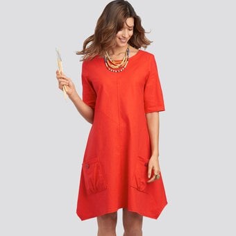Simplicity Dress or Tunic Sewing Pattern S8640 (20-28) image number 3