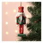 Hanging Wooden Nutcracker Decoration 13cm image number 1