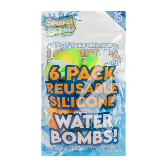 Reusable Silicone Water Bombs 6 Pack image number 1