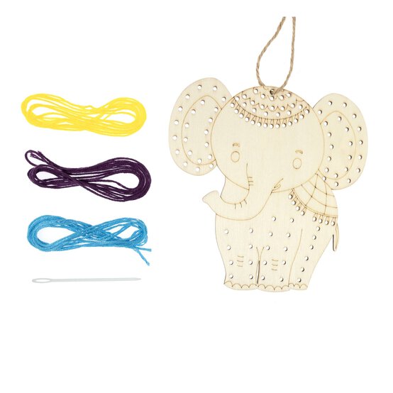 Elephant Wooden Threading Kit image number 3