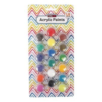 Acrylic Paints 5ml 18 Pack image number 2