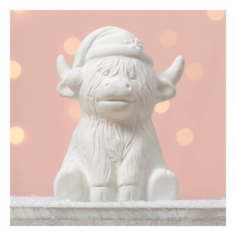 Ceramic Highland Cow 11cm