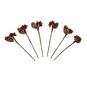 Red Berry and Pinecone Picks 6 Pack image number 1