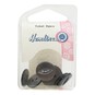 Hemline Grey Basic Fish Eye Button 8 Pack image number 2