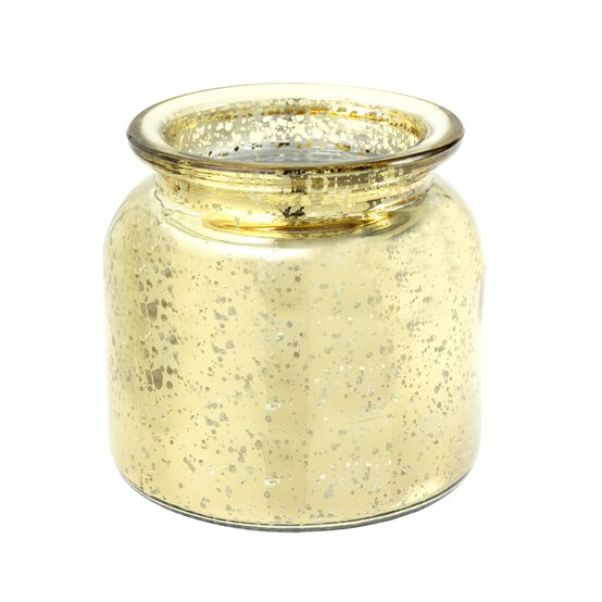 Gold Round Mercury Jar 11cm image number 1