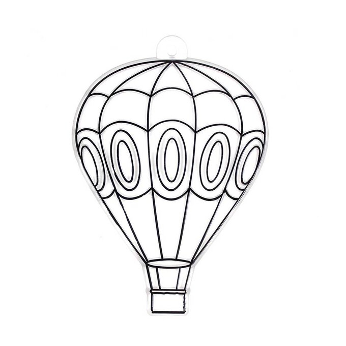 Hot Air Balloon Suncatcher Plastic Suncatcher image number 1