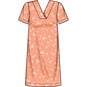 Simplicity V-Neck Shift Dress Sewing Pattern S9262 (6-14) image number 4