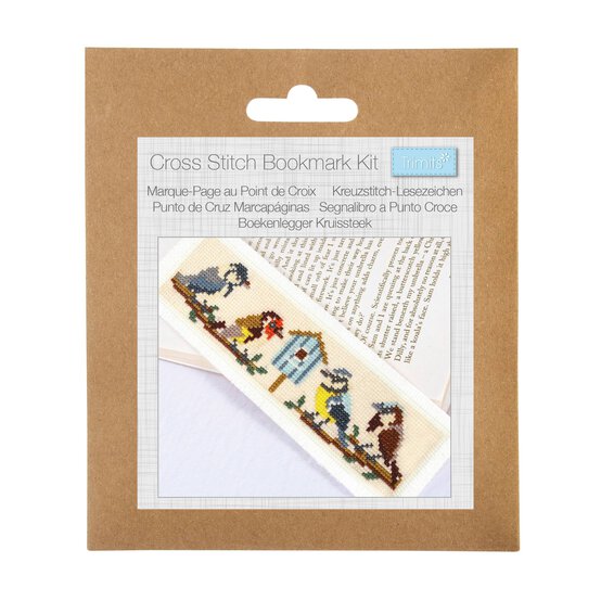 Trimits Bird Cross Stitch Bookmark Kit image number 1