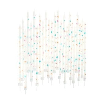 Whisk Tall Terrazzo Candles 24 Pack