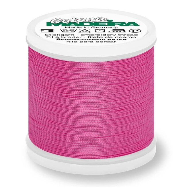 Madeira Hot Pink Cotona 30 Thread 200m (709) image number 1