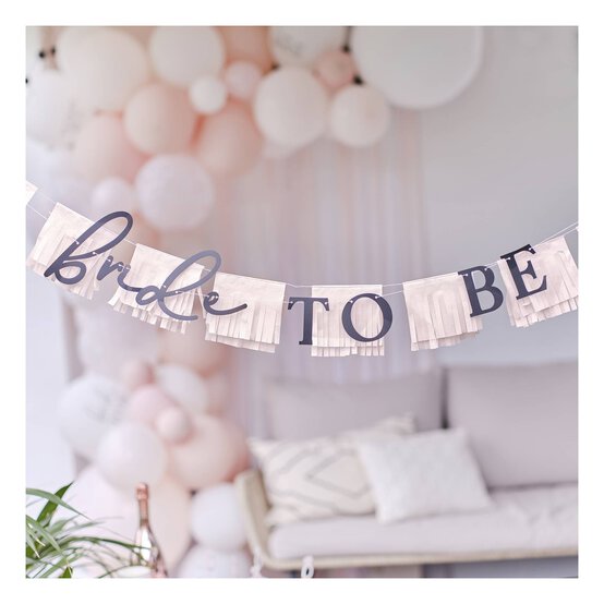 Ginger Ray Bride-to-Be Fringe Bunting 1.5m image number 1