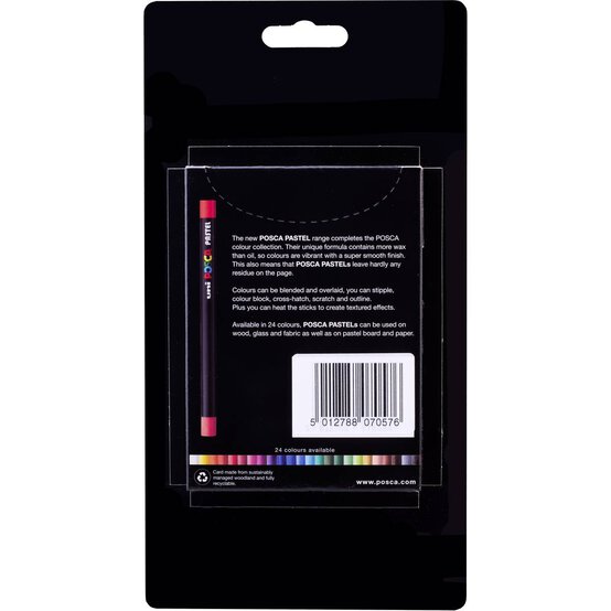 Uni-ball Posca Neutral Wax Pastels 12 Pack image number 2