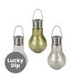 Assorted Hanging Glass Solar Bulb  image number 1