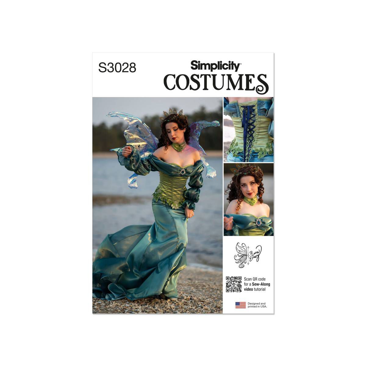 Simplicity Women's Costume Sewing Pattern S3028 (H5 6-14) | Hobbycraft