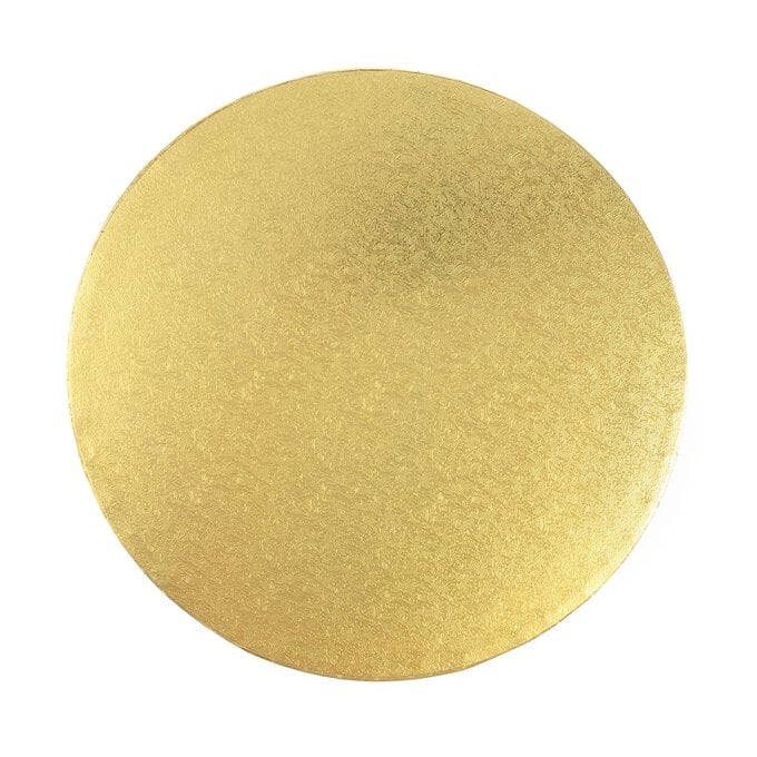 Gold Round Cake Drum 10 Inches image number 1