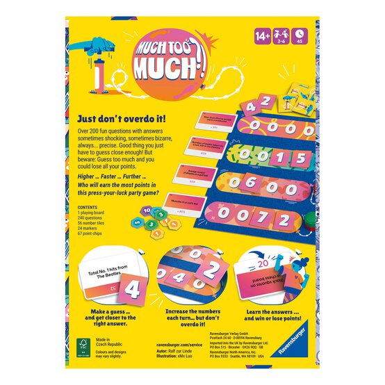 Ravensburger Much Too Much Party Game image number 3