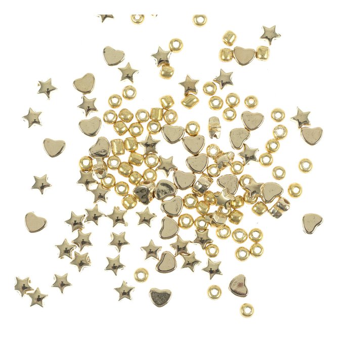 Gold Separator Beads 36g image number 3