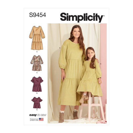 Simplicity Dress and Top Sewing Pattern S9454  image number 1