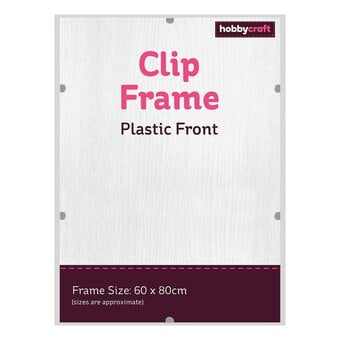 Plastic Clip Frame 60cm x 80cm