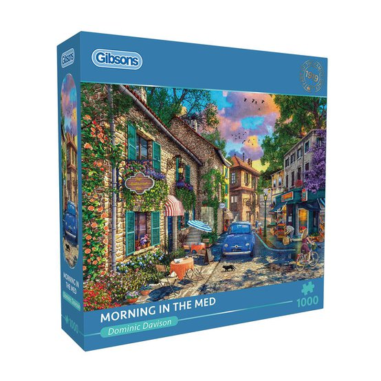 Gibsons Morning in the Med Jigsaw Puzzle 1000 Pieces image number 1