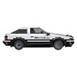 CaDA RC Toyota AE86 Trueno 325 Pieces image number 4
