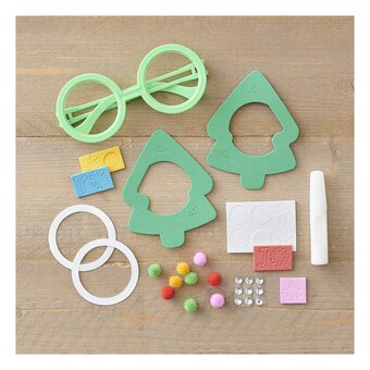 Make Your Own Christmas Tree Glasses Kit