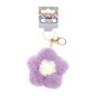 Purple Pom Pom Flower Keyring image number 4