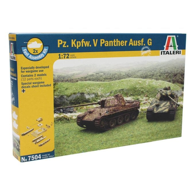 Italeri Pz Kpfw. V Panther Ausf.G Model Kit 7504 image number 1