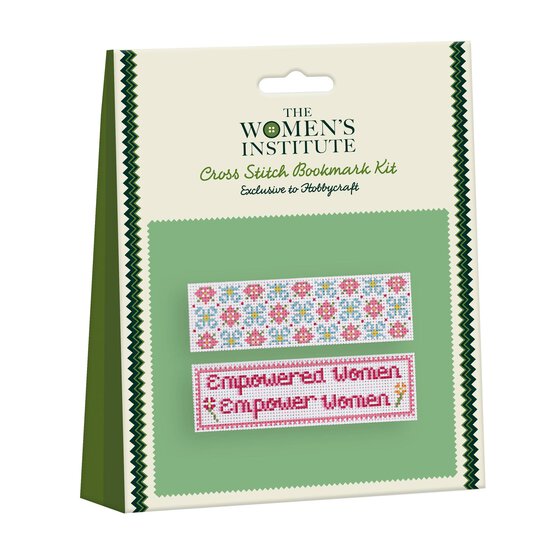 WI Empowered Cross Stitch Bookmark Kit 2 Pack  image number 1