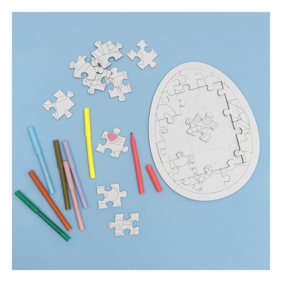 Colour Your Own Easter Egg Puzzle image number 1