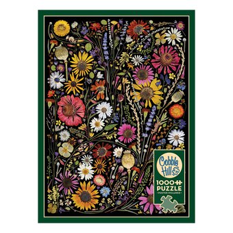 Cobble Hill Flower Press Happiness Jigsaw Puzzle 1000 Pieces