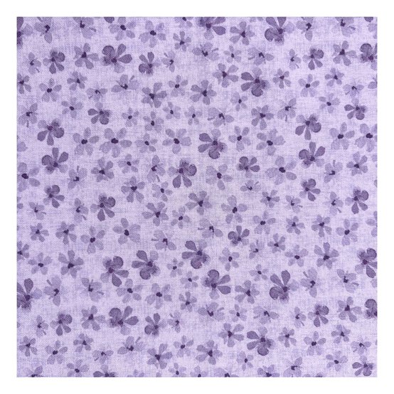 Bluebell Hollow Lilac Blender Cotton Fabric by the Metre image number 2