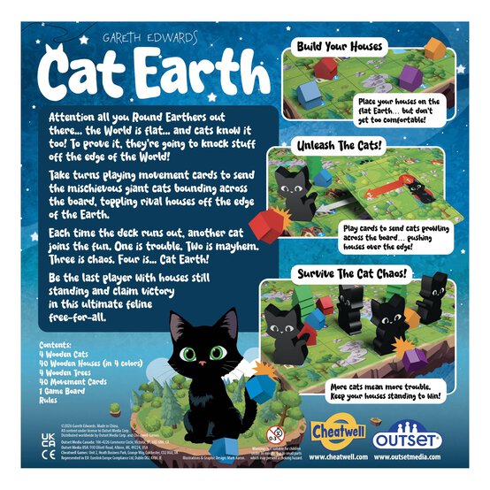 Cat Earth Family Board Game image number 4