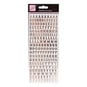 Anita's Rose Gold Traditional Alphabet Outline Stickers image number 1