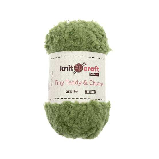 Knitcraft Light Green Tiny Teddy & Chums 25g image number 1