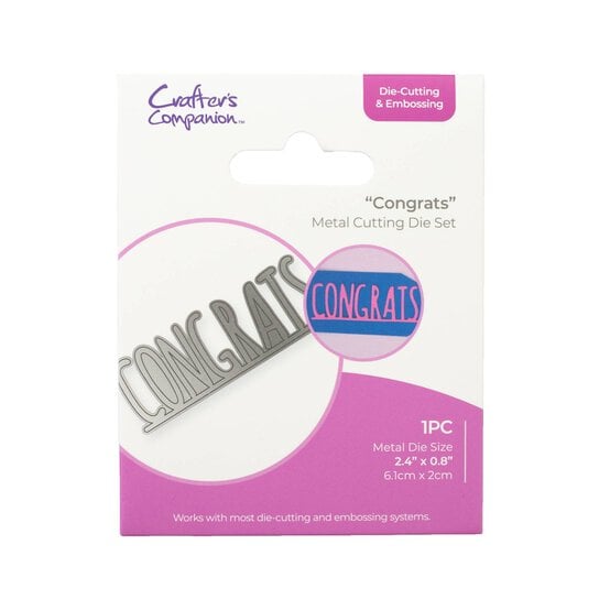 Gemini Congrats Mini Die 6.1cm x 2cm image number 1