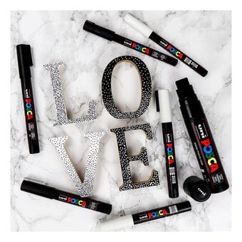 Uni-ball Posca Black PC-1MR Marker Pens 2 Pack