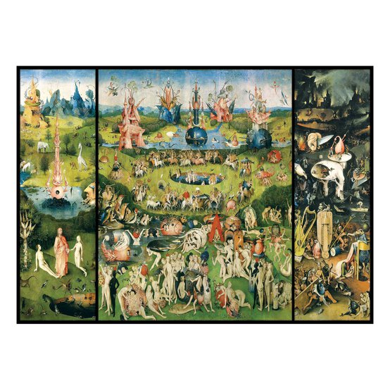 Eurographics Garden of Earthly Delights Jigsaw Puzzle 1000 Pieces image number 2