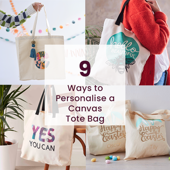 9 Ways to Personalise a Canvas Tote Bag