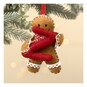 Hanging Gingerbread Felt Letter Z Decoration image number 1