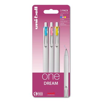Uni-ball One Dream Fine Pens 3 Pack