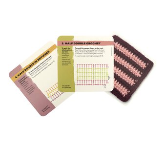 Granny Squares Stitches Card Deck