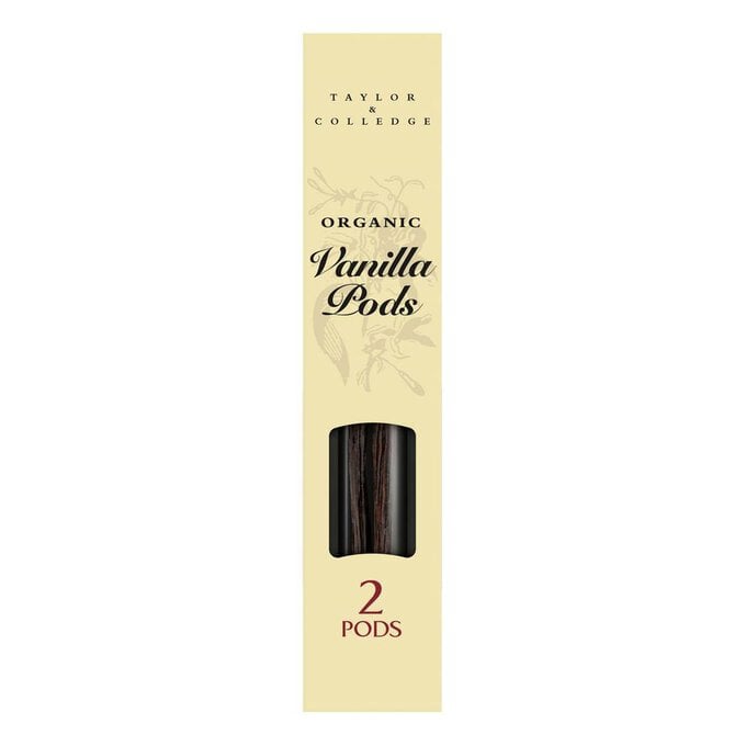 Taylor & Colledge Organic Vanilla Pods 2 Pack